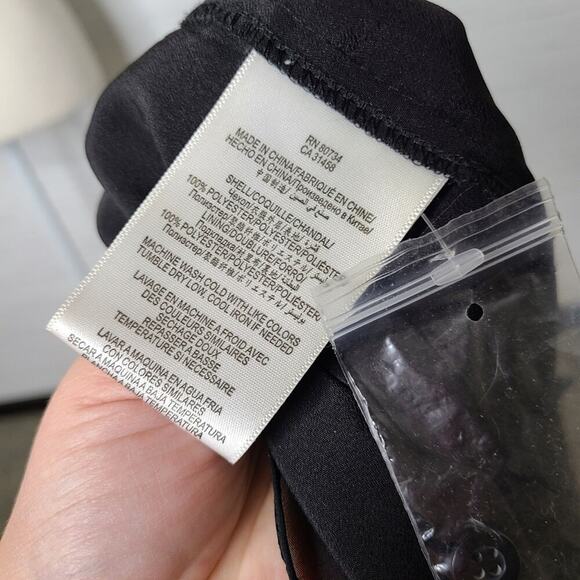 BCBGeneration Black Dress Longsleeve V-Neck Size Small - Picture 3 of 11